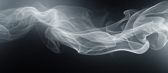 Texture created by the design of smoke