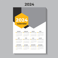 2024 Calendar planner template,2024 Monthly desk calendar