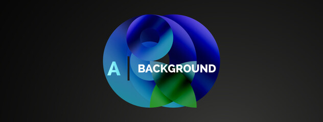 Circle and triangle abstract background. Concept for creative technology, digital art, social communication, and modern science. Ideal for posters, covers, banners, brochures, and websites