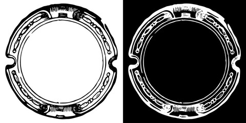 number 0 1 and borders, corners monogram frames calligraphic vector heraldic swirl free download  ornament design elements set vector illustration
