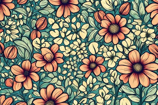 seamless floral background
gift paper
flower background