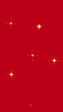red christmas background with stars