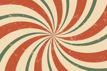 retro style abstract spiral line pattern background