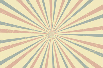 abstract sunburst carnival background in retro style