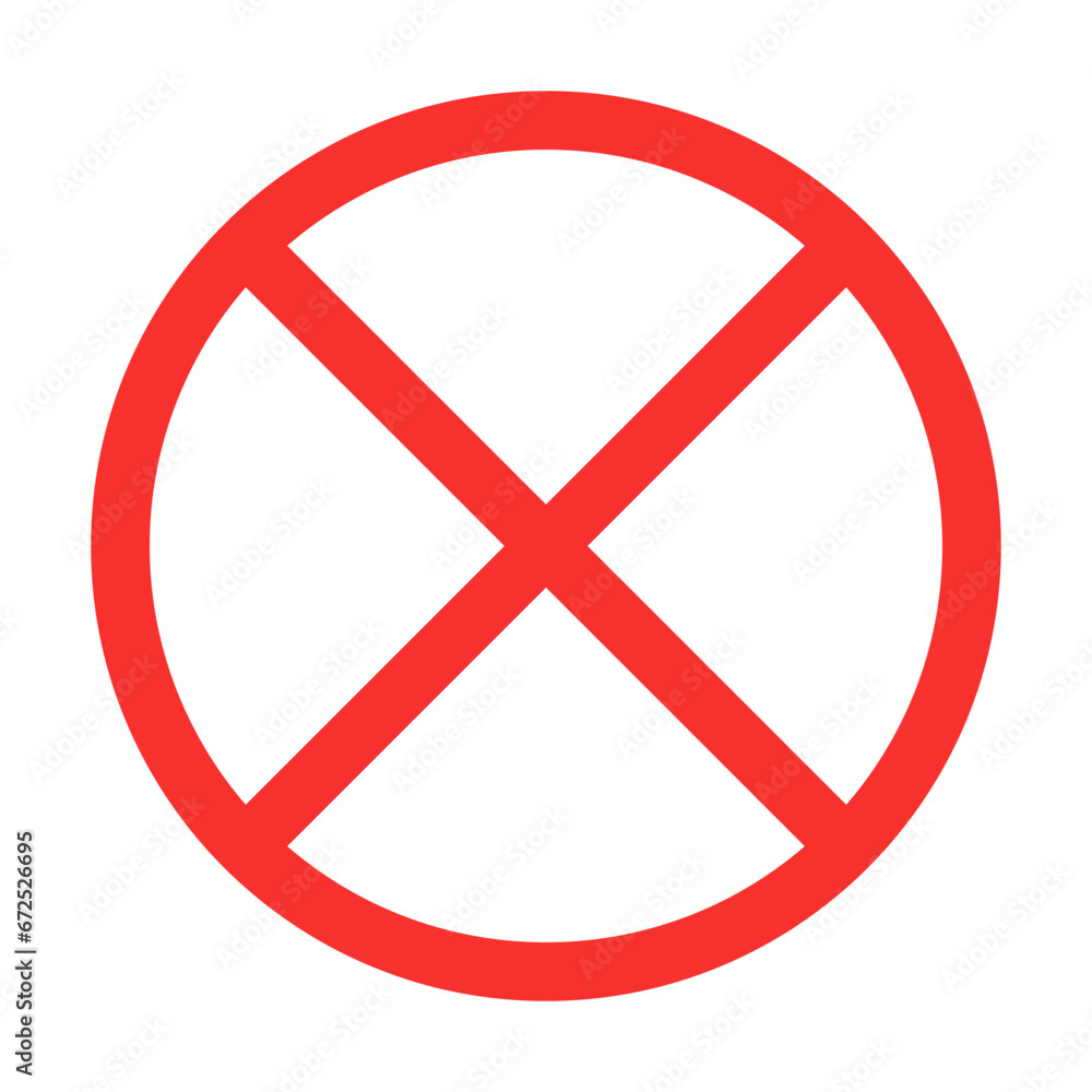 Poster prohibited icon. rule and restriction icon. vector.