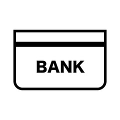 Bank account icon. Savings bank account. Vector.