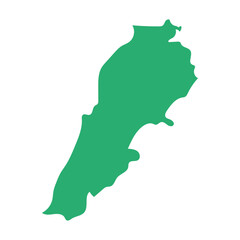 Lebanon Map. Map of Lebanon. Vector.