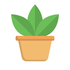 Houseplant icon. Plant icon. Vector.
