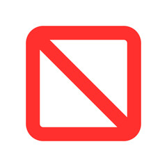 Stop icon. Prohibition sign. Restriction. Vector.