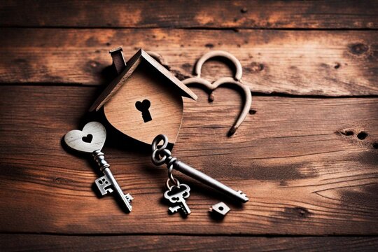  Numerical Décor on Wooden Table