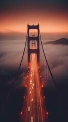 Golden Gate Bridge in San Francisco, California, United States of America