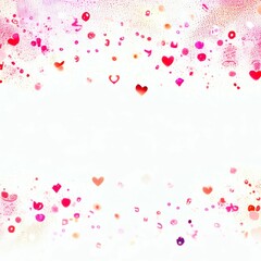 Fototapeta na wymiar Happy Valentine Hart Background