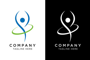 healthy lifestyle sports movement logo