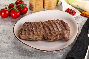 Rib eye steak grilled beef