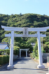 大磯　高来神社周辺の風景