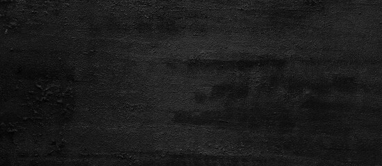 grungy dark black metal corten steel stone used as background texture. banner  panorama for design....