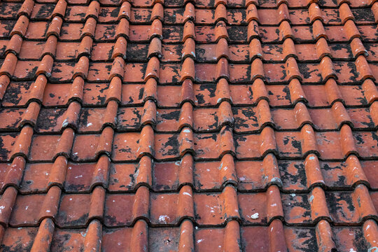 red roof tiles
