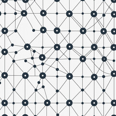 social network concept. Abstract background with line and node connection neural pattern design
