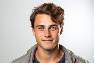 Fototapeta premium a man with a jacket on posing for a picture