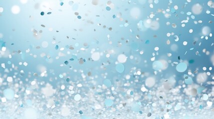 Soft blue confetti background