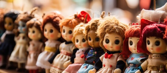 Fototapeta na wymiar Marketplace dolls