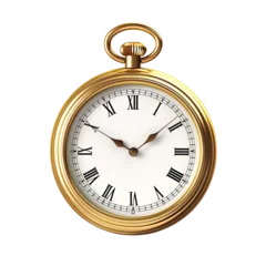 Deurstickers antique clock isolated © Ariestia