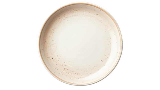 empty ceramic plate