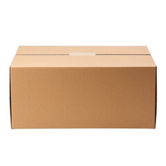 cardboard box isolated