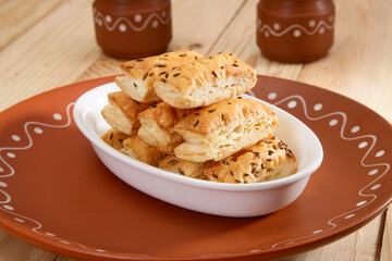 Fan Khari Puff,  Salty flaky and crispy bakery Snack
