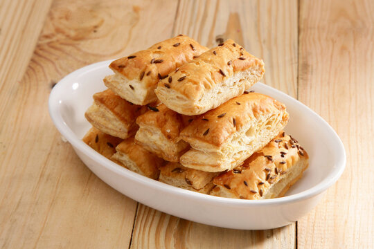 Fan Khari Puff,  Salty flaky and crispy bakery Snack