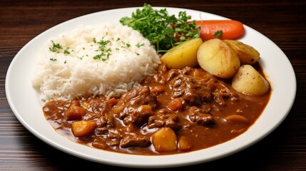 chicken and rice generated by AI