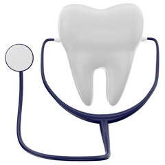 dental checkup 3d icon