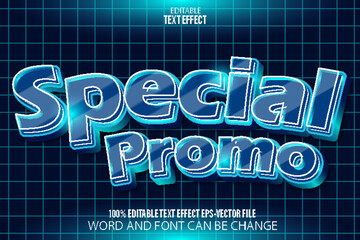 Special Promo Editable Text Effect Modern Style
