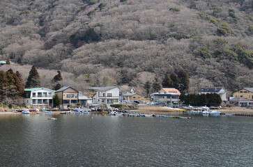 湖畔の風景