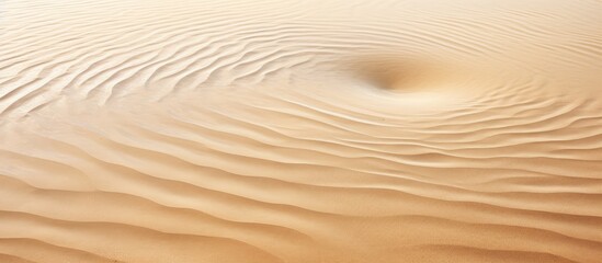 Fototapeta na wymiar Water generates ripples in the sand