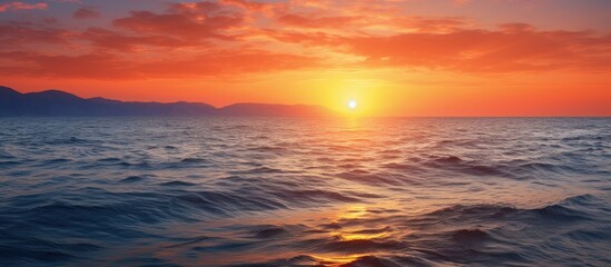 Fototapeta premium Sea at the end of the day