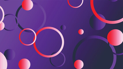 Abstract minimal gradient geometric circle background