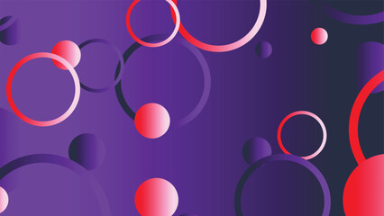 Abstract minimal gradient geometric circle background