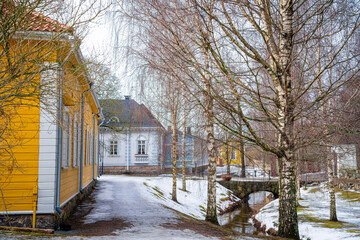 Rauma in wintertime, Finland