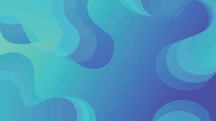 Abstract liquid wave background with blue color background