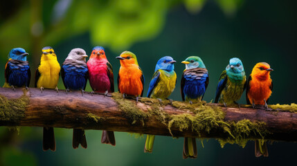 Obraz premium The Incredible Diversity Of Bird Species In Colombia , Background Image, Hd