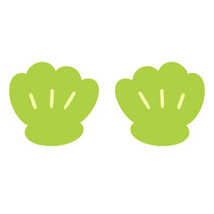 Obraz premium A green seashell