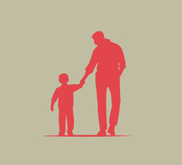 father day icon logo template vector