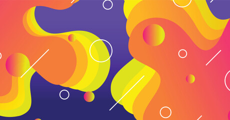 Abstract liquid wave background with colorful background