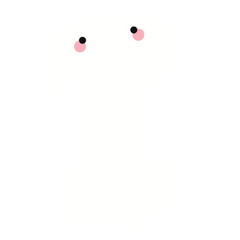 Cute ghost alphabet I