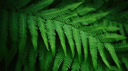Fototapeta na wymiar green fern leaves background