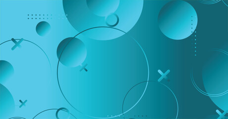 Abstract colorful geometric background. Blue elements with gradient.