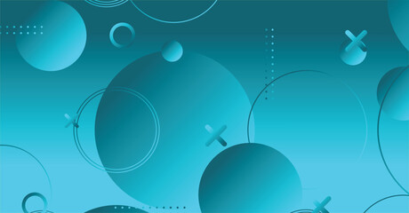 Abstract colorful geometric background. Blue elements with gradient.