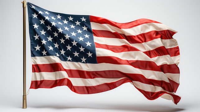 Usa Flag Patriotic Wavin Flag Light Resolution, Background Image, Hd