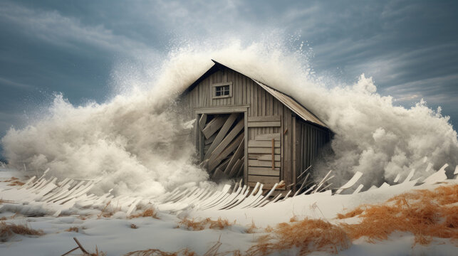 Visually Stunning Image Depicting A Wave Frozen, Background Image, Hd